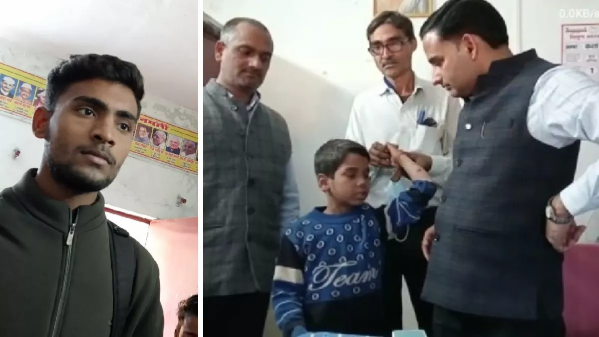 दो का पहाड़ा नहीं सुनाने पर छात्र के हाथ पर चलाई ड्रिल मशीन, कानपुर में पैरेंट्स के हंगामे पर शिक्षक निष्कासित