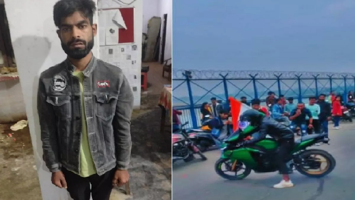 Kanpur News: गंगा बैराज पर पुल‍िस के सामने बाइक सवारों ने क‍िए स्‍टंट, सीसीटीवी में कैद हुई घटना, एक गिरफ्तार