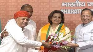 Jyoti Mirdha Joins BJP: राजस्थान चुनाव से पहले कांग्रेस को लगा झटका, भाजपा में शामिल हुईं ज्योति मिर्धा