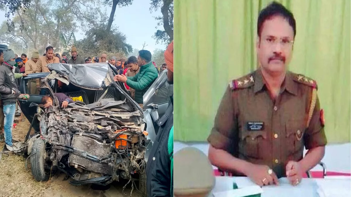 UP Accident: प्रतापगढ़ में भीषण हादसा, कार व ट्रक की भिड़ंत, कोर्ट में गवाही देने जा रहे इंस्पेक्टर की मौत