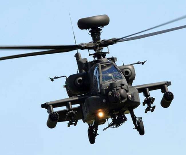 चीन के साथ सीमा से महज 25 किमी दूर अपाचे लड़ाकू हेलीकॉप्टर को किया गया तैनात