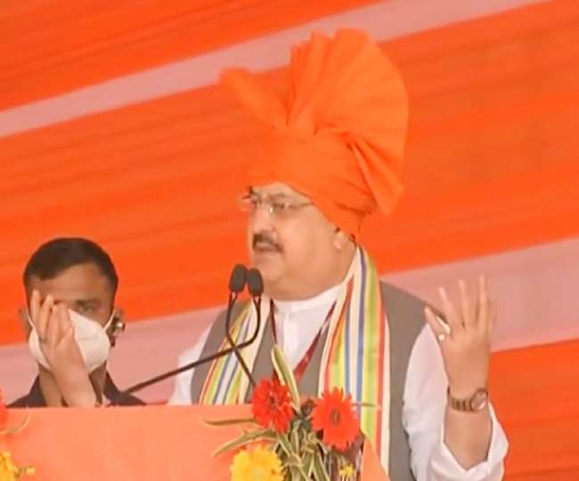 UP Assembly Elections 2022: गोरखपुर में बोले भाजपा अध्यक्ष जेपी नड्डा, विपक्षी पार्टियों को प्रजातंत्र पर नहीं सिर्फ परिवार पर विश्वास